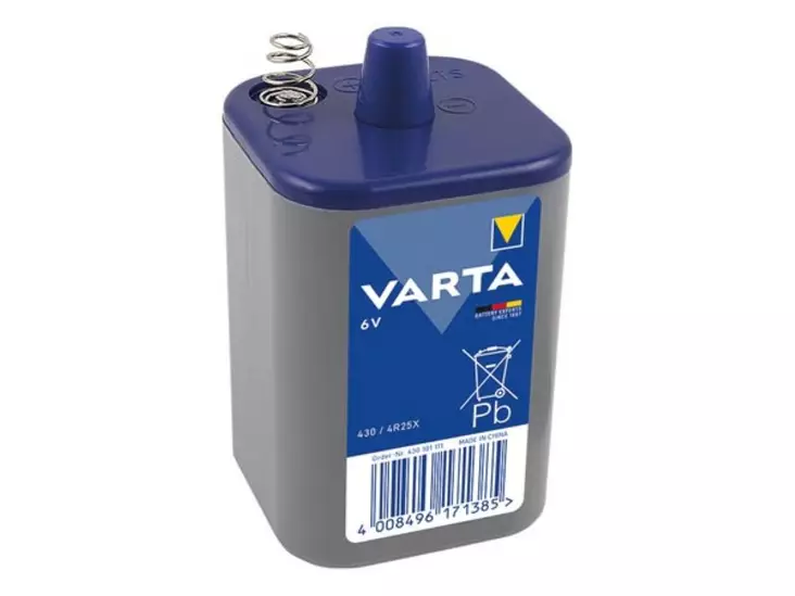 ZINC CARBON CEL 4R25 6.0V 0430.101.111 - Erikoisparistot Varta - V430 - 1