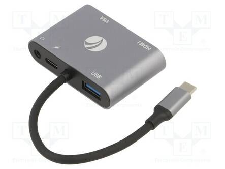 ADAPTERI - OTG,USB 3.0,USB 3.1 - NIKKELÖITY - 0,15M - MUSTA - PVC - 100W - USB kaapelit ja adapterit - CU4511 - 2