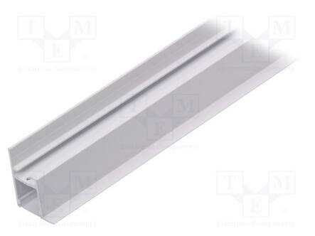 ALUMIINIPROFIILI LED-NAUHOILLE - MAITOLASI - VALKOINEN - L: 1M - FRAME14 - Profiilit LED nauhoille - TOP-58810001 - 2