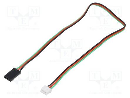 JOHTO - MUSTA,PUNAINEN,VIHREÄ - GRAVITY - 300MM - JST,SERVO - 10KPL - Robottialustojen lisätarvikkeet - DF-FIT0011 - 1