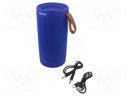 KAIUTIN - SININEN - JACK 3,5MM,MICROSD,USB C - 50HZ÷18KHZ 8,5H - Tietokoneen oheislaitteet - SAVBS-031 - 1