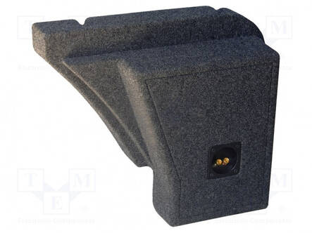 KAIUTINKOTELO - MDF - HARMAA - 250MM - VIISTO: 286MM - ŠKODA - 15L - Autokaiutinkotelot - OBGL.OCTAVIA.01 - 2