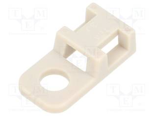 KAHVA - RUUVATTU - PEEK - UL94V-0 - BEIGE - SITEEN LEV: 4,6MM - L: 20,5MM - Nippusideankkurit - CTAM2-PEEK-BGE-C1 - 2
