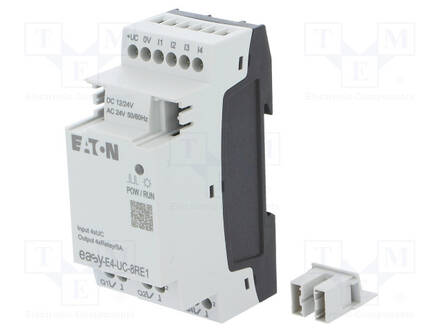 AUTOMATION MODULE: EXTENSION - IN: 4 - OUT: 4 - OUT 1: RELAY - 5A - 24VAC - Ohjelmoitavat releet - EASY-E4-UC-8RE1 - 1