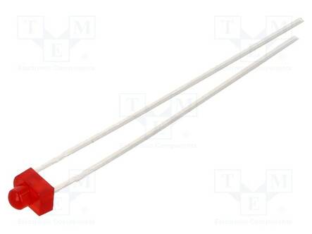 LED - 1,8MM - PUNAINEN - 4÷32MCD - 40° - ETUOSA: KUPERA - 2÷3V - Pyöreät LEDit - TLUR2401 - 1