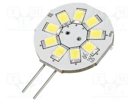 LED LAMPPU - VALKOINEN KYLMÄ - G4 - 12VDC - 12VAC - 130LM - P: 1,5W - 140° - LED lamput - GOOBAY-30591 - 1
