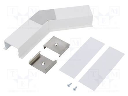 LIITIN 135° - VALKOINEN - ALUMIINI - VARIO30-07 - Profiilit LED nauhoille - TOP-V4820001 - 2