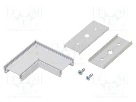 LIITIN 90° - VALKOINEN - ALUMIINI - SURFACE14 - Profiilit LED nauhoille - TOP-A2990001 - 1