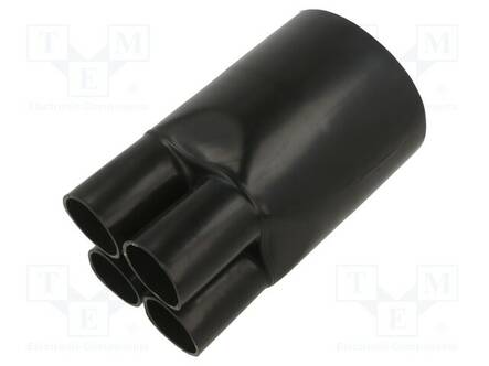 LÄMPÖKUTISTUVA JAKOSUOJUS - 90/34MM - MUSTA - AK - LIIT.MÄÄRÄ: 4 - Kutistemuovit - TKP4K090353414C1 - 2