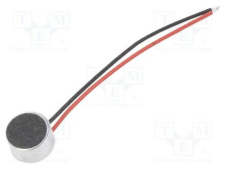 MIKROFONI - ELEKTREETTI-50÷16000HZ - 2,2KOHM - -58DB - Ø6X3,5MM - 0,4MA - Mikrofonit ja -tarvikkeet - LD-MC-6035W-1 - 1