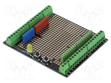 ROBOTIIKKAMODUULI: SHIELD - PROTOTYYPPI-ARDUINO - Adapterimoduulit - DF-DFR0131 - 1