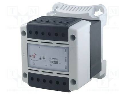 MUUNTAJA: VERKKOMUUNTAJA - 500VA - 230VAC,400VAC,460VAC - 24V - 48V - Muuntajat kiinnityksen kanssa - DF-680500011 - 1