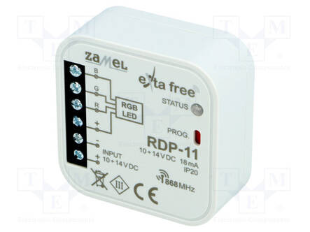 SMART HOME - RASIA-ASENNUS - 10÷14VDC - IP20 - EXTA FREE - -10÷55°C - 868,32MHZ - Rakennusautomatiikka - RDP-11 - 1
