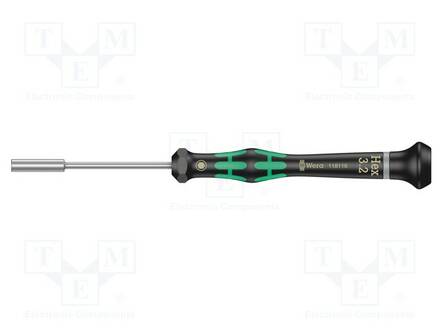 RUUVIMEISSELI - 6-KULMA HYLSYT - TARKKUUS-KRAFTFORM MICRO - Ruuvimeisselit ja sarjat - WERA.05118116001 - 1