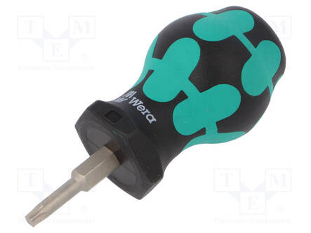 SCREWDRIVER: STANDARD - TORX® - TX20 - STUBBY - BLADE LENGTH: 25MM - Ruuvimeisselit ja sarjat - WERA.05008858001 - 1