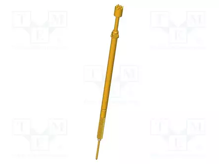 TESTAUSNEULA - 5MM - 3A - CUBE - KULLATTU - Ø: 2,3MM - HAMMASTETTU - 0,45N - Mittausneulat - SKS-215-0281 - 1