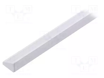 ALUMIINIPROFIILI LED-NAUHOILLE - MAITOLASI - VALKOINEN - L: 1M - CORNER14 - Profiilit LED nauhoille - TOP-58770001 - 2