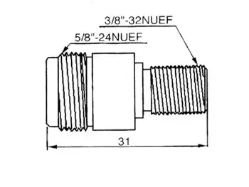 F-LIITINADAPTERI F NAARAS - PAL NAARAS - Plugit ja jakit - CF11 - 2