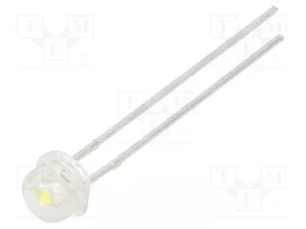 LED - KYLMÄVALKOINEN - 5MM - 1100÷4180MCD - 110° - ETUOSA: KUPERA - 100MW - Pyöreät LEDit - C535A-WJN-CT0W0231 - 1