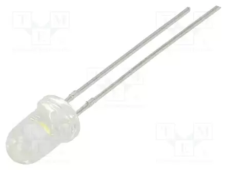 LED - KYLMÄVALKOINEN - 5MM - 28200÷64600MCD - 15° - ETUOSA: KUPERA - IRTI - Pyöreät LEDit - C503D-WAN-CCBEB151 - 1