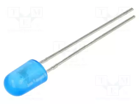 LED - SININEN - OVAALI-5,2X4,6X7,8MM - 1520÷4180MCD - ETUOSA: KUPERA - Soikeat LEDit - C566D-BFE-CU0W0351 - 1