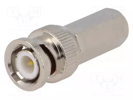 LIITIN: BNC - PISTOKE - UROS - SUORA - 4,7MM - JOHTOON - BNC liittimet - BNC-011 - 1