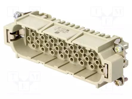 HDC-LIITTIMEN SISÄOSA - UROS - 10A - 250V - HAN® D - PIN: 64 - HARTING liittimet - 09210643001 - 1