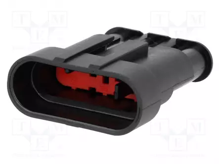 LIITIN: JOHTO-JOHTO - PISTOKE - UROS - SUPERSEAL 1.5 - 24VDC - PIN: 4 - Ajoneuvoliittimet - AMP-0-0282106-1 - 1