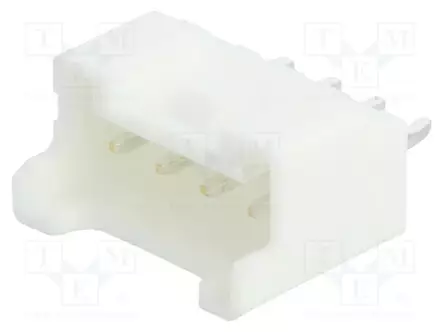 LIITIN: JOHTO-LEVY - PISTORASIA - UROS - PIN: 4 - PA - 3A - SUORA - THT - THT - Signaaliliittimet rasteri 2,00mm - B04B-PASK-1 - 1