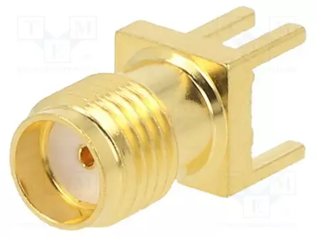 LIITIN: SMA - N LIITINAARAS - REUNA-MIDDLE BOARD MOUNT - 50OHM - SMA, SMB, SMC liittimet - BU-1420711821 - 1
