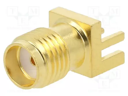 LIITIN: SMA - N LIITINAARAS - REUNA-MIDDLE BOARD MOUNT - 50OHM - SMA, SMB, SMC liittimet - BU-1420711841 - 1
