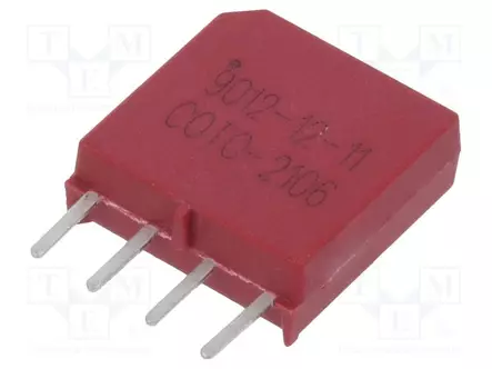 RELE: TYHJIÖRELE - SPST-NO - UKELAN: 12VDC - 0,5A - MAX.200VDC - 10W - Reedreleet - 9012-12-11 - 1