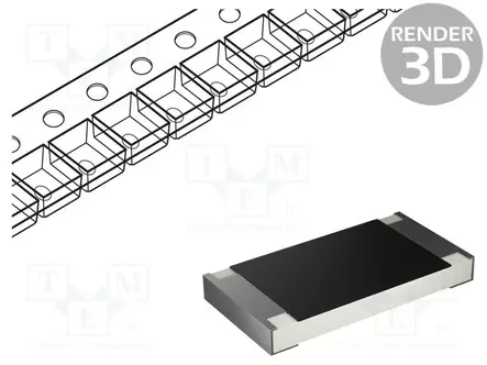 VASTUS: THIN FILM - TARKKUUS-SMD - 2010 - 100OHM - 0,25W - ±0,1% - AR - 200V - SMD vastukset - AR2010-100R-0.1 - 1