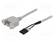 ADAPTERI - USB 2.0 - USB A RASIA,5PIN KOUKKULIITIN - 0,5M - USB kaapelit ja adapterit - USBAJ-1 - 1