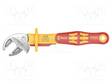 WRENCH: ADJUSTABLE - INSULATED,SELF-ADJUSTING - OVERALL LEN: 190MM - Jakoavaimet - WERA.05020152001 - 2