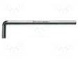 WRENCH: HEX KEY - HEX PLUS - HEX 6MM - OVERALL LEN: 180MM - STEEL - LONG - Kuusiokolo- ja TORX avaimet - WERA.05021630001 - 1