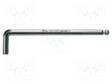WRENCH: HEX KEY - HEX PLUS,SPHERICAL - HEX 4MM - OVERALL LEN: 140MM - Kuusiokolo- ja TORX avaimet - WERA.05022058001 - 1
