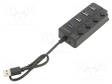 USB HUB - USB A-PISTORASIA X4,USB A-PISTOKE - USB 2.0,USB 3.1 - Tietokonetarvikkeet - muut - UHB-U3P1U2P3P-01 - 1