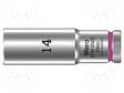 HYLSY - 6-KULMA,HYLSY-HEX 14MM - 3/8" - KÄRJEN PIT: 64MM - Hylsyavaimet - WERA.05004536001 - 1