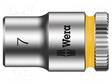 HYLSY - 6-KULMA,HYLSY-HEX 7MM - 1/4" - KÄRJEN PIT: 23MM - ZYKLOP - Hylsyavaimet - WERA.05003506001 - 1