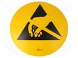 ITSELIIMAUTUVA ETIKETTI - ESD - 0,32M - PVC - ESD teipit ja etiketit - ESD-SIGN1 - 1