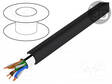 JOHTO - U/UTP - 4X2X24AWG - 5E - RAUTACU - PE - MUSTA - ATK-kaapelit - LAN-UT11 - 1