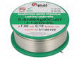 LYIJYTÖN TINA - SN99CU0,7AG0,3 - 1MM - 100G - KELA - 216÷227°C - 3% - Juotostinat ja muut juotosaineet - SAC0307-1.00.1 - 1