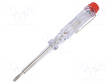 SCREWDRIVER: VOLTAGE TESTER - INSULATED - SLOT - SL 3 - 250VAC - Ruuvimeisselit ja sarjat - WIHA.32201 - 1