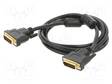 KAAPELI - DVI-D (24+1) PISTOKE,MOLEMMIN PUOLIN - DUAL LINK - MUSTA - HDMI, DVI, DisplayPort johdot - SAVKABELCL-31 - 1