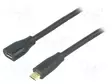 KAAPELI - USB 2.0 - USB B MICRO NAARASLIITIN,USB B MIKROPISTOKE - USB kaapelit ja adapterit - CU0121 - 1