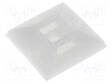 KAHVA - RUUVATTU,ITSEKIINNITTYVÄT - POLYAMIDI - UL94V-2 - A: 25,3MM - Nippusideankkurit - FIX-CM-1 - 1