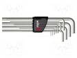 WRENCH: HEX KEY-SET - CHROM-VANADIUM STEEL - PLATING: NICKEL - Kuusiokolo- ja TORX avaimet - WIHA.36451 - 1