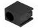 LED-DIODIN KOTELO - 3MM - POLYAMIDI - KULMAMALLI - MUSTA - UL94V-2 - LEDkaulukset - LED-301 - 1