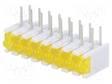LED - KOTELOSSA - KELTAINEN - DIODIEN LM: 8 - 20MA - 38° - 2,1V - 25MCD - Merkkivalot ja pienoislamput - ZSU0831 - 1
